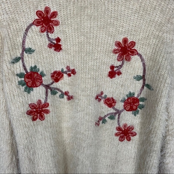 CHUNKY EMBROIDERED SWEATER - Picture 3 of 5